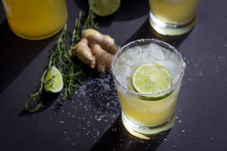 Ginger Thyme Margaritas