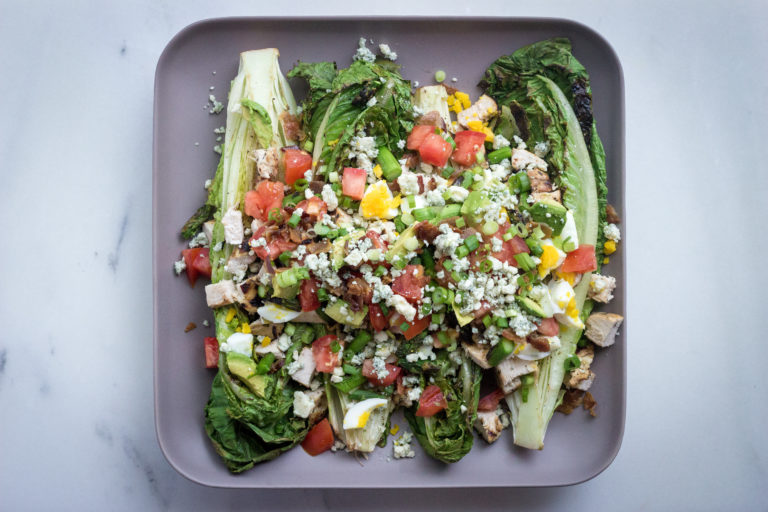 Party Ready – Grilled Cobb Salad {GF, Paleo Option)