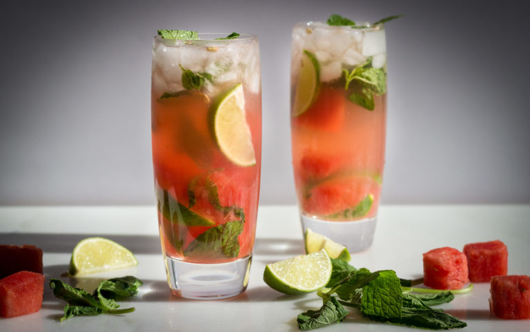 Just in Time for the Weekend: Healthy Watermelon Mojitos