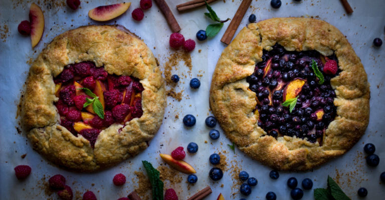 Summer Fruit Galettes + The Perfect Rustic Pie Template
