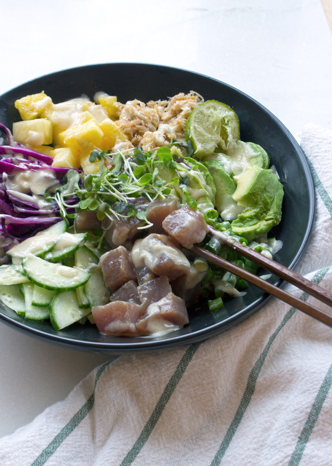 Whole30 Poke Bowls